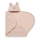 Jollein - Zavinovačka fleece Králíček 100x105 cm Pale Pink