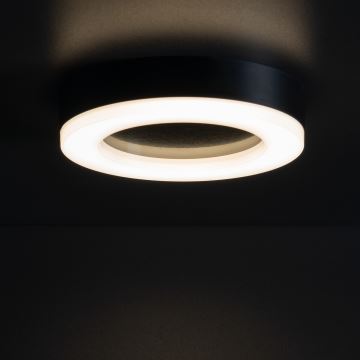 LED Venkovní stropní svítidlo TURA LED/24W/230V 4000K IP54 černá