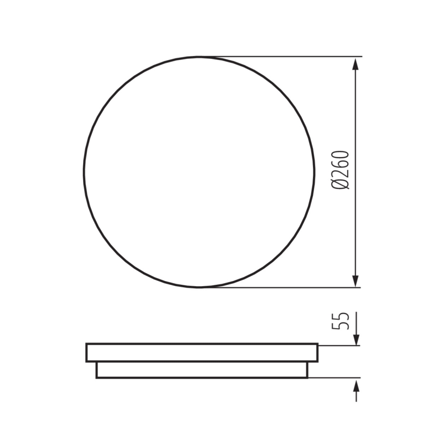 LED Venkovní svítidlo se senzorem BENO LED/24W/230V 4000K bílá IP54