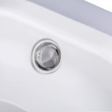 Kanlux 37397 - LED Orientační svítidlo se soumrakovým senzorem do zásuvky BOLA LED/0,22W/230V 2xUSB bílá