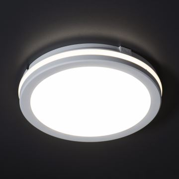 LED Venkovní stropní svítidlo BENO ECO LED/40W/230V 3000/4000/6500K pr. 40 cm IP65 bílá