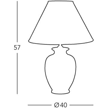Kolarz 0014.74 - Stolní lampa GIARDINO 1xE27/100W/230V