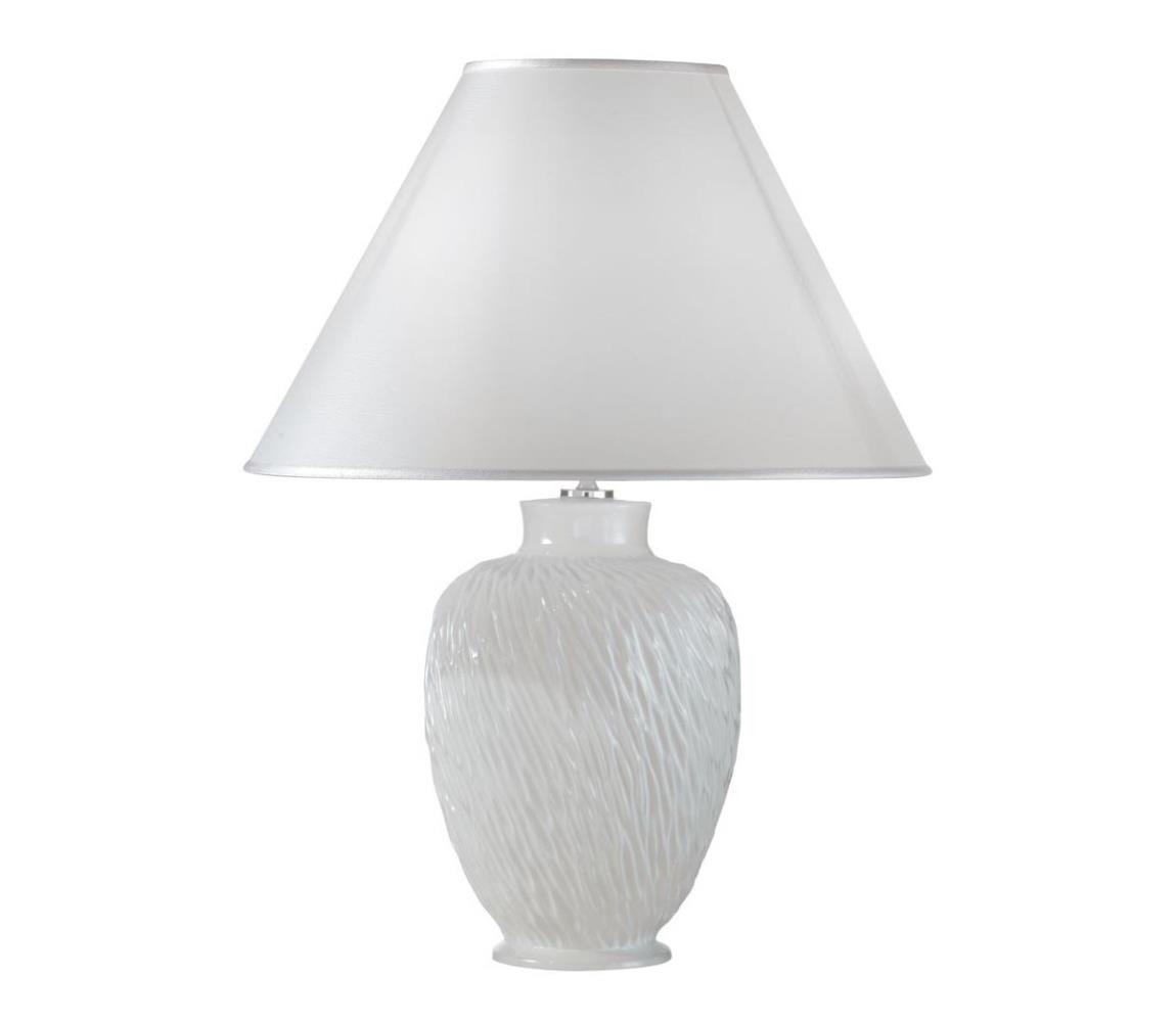 Kolarz Kolarz A1340.71 - Stolní lampa CHIARA 1xE27/100W/230V bílá pr. 40 cm 