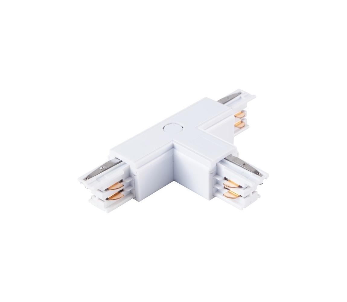  Konektor pro svítidla v lištovém systému 3-fázový TRACK bílá typ T 