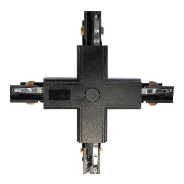 Konektor pro svítidla v lištovém systému 3-fázový TRACK černá typ +