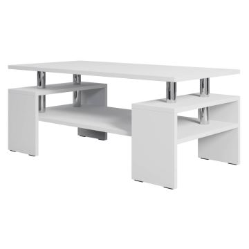 Konferenční stolek CUBE 50x110 cm bílá