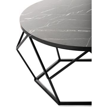 Konferenční stolek MARMUR 40x70 cm černá
