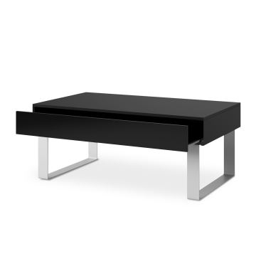 Konferenční stolek PAVO 45x110 cm lesklá černá