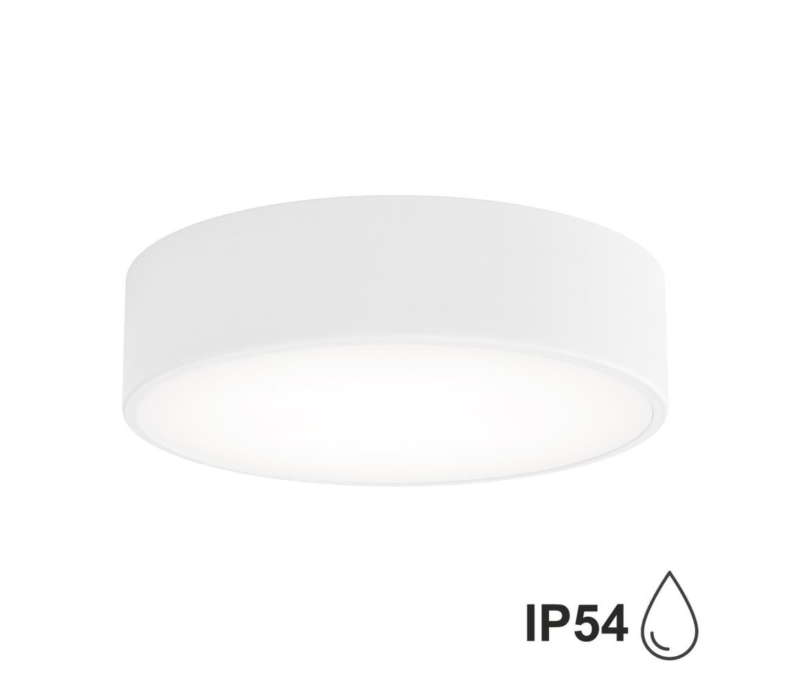 Temar Koupelnové stropní svítidlo se senzorem CLEO 2xE27/24W/230V pr. 30 cm bílá IP54 TM0096