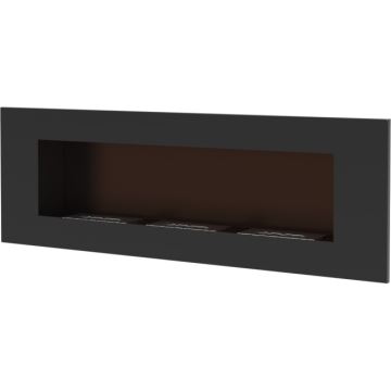 Kratki - Vestavěný BIO krb 40x120 cm 3x1,1kW černá