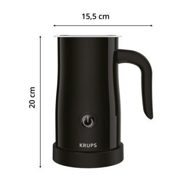 Krups - Napěňovač mléka 300ml černá