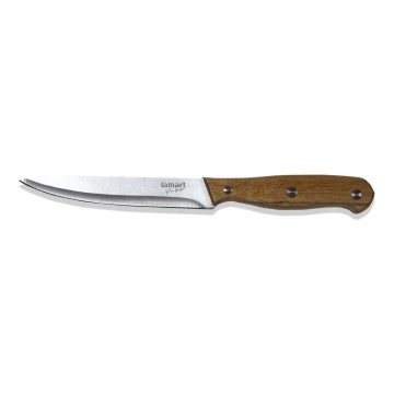 Lamart - Kuchyňský nůž 21,3 cm akácie