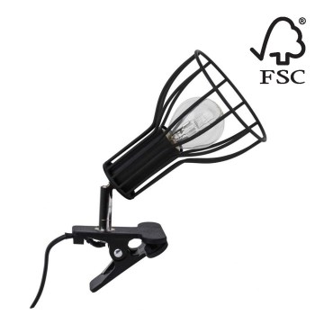 Lampa s klipem MEGAN 1xE14/40W/230V – FSC certifikováno