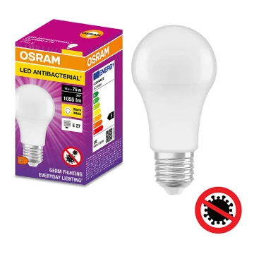LED Antibakteriální žárovka A75 E27/10W/230V 2700K - Osram