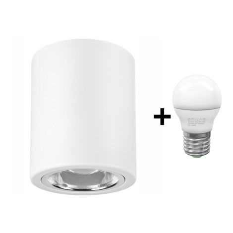 LED Bodové svítidlo TACO 1xE27/15W/230V bílá