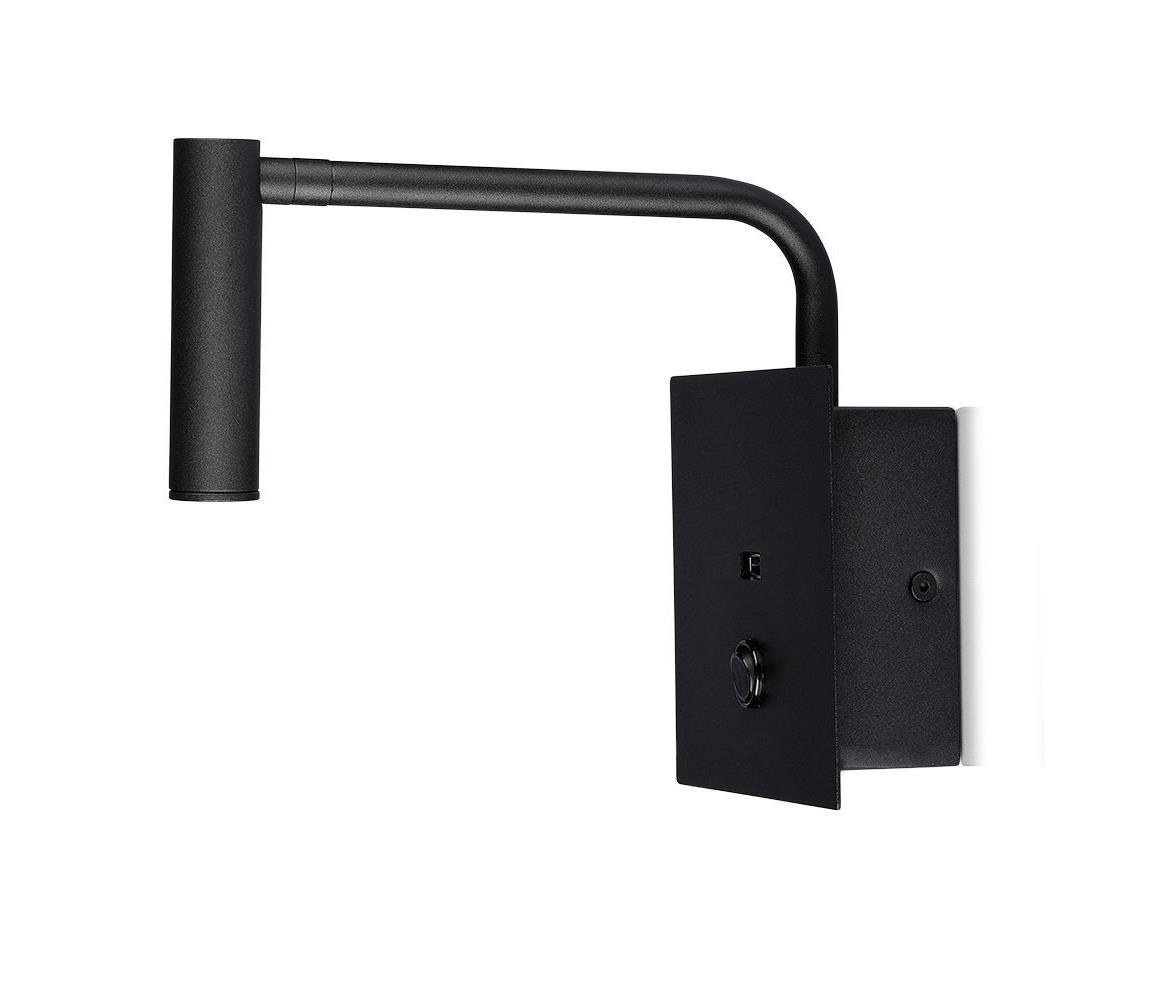 V-Tac LED Flexibilní nástěnná lampa s USB portem LED/3W/230V VT0950