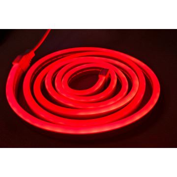 LED Flexibilní pásek NEON LED/5V USB 1,8 m červená