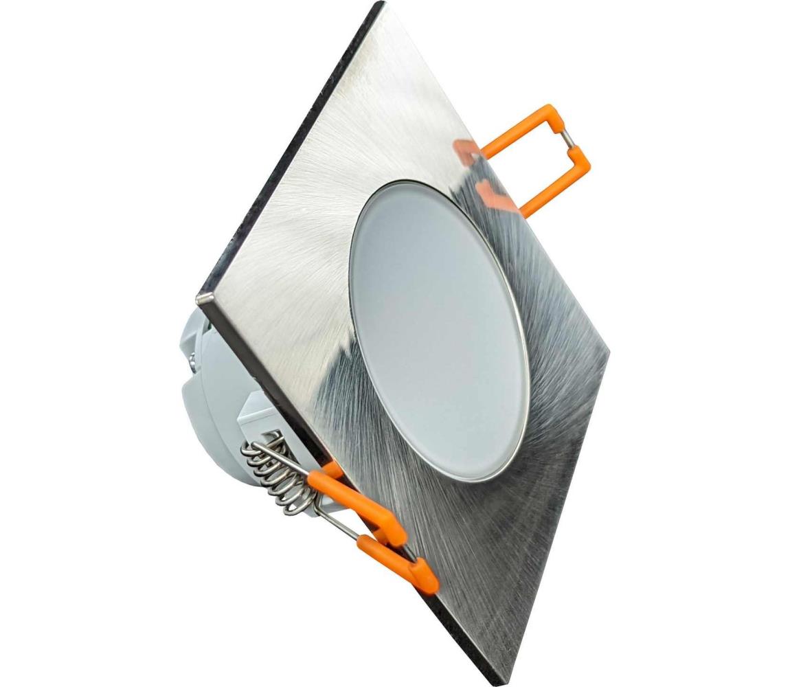 Greenlux LED Koupelnové podhledové svítidlo BONO LED/8W/230V 4000K IP65 chrom 