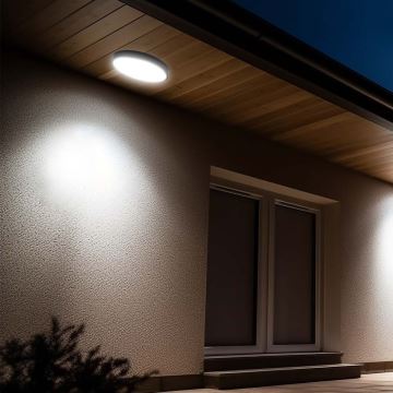 LED Koupelnové stropní svítidlo LED/36W/230V 3000K IP44 černá