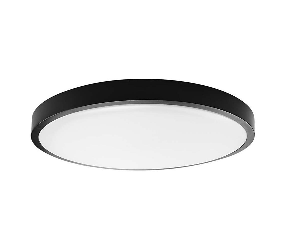 LED Koupelnové stropní svítidlo LED/36W/230V IP44 3000K pr. 35 cm černá