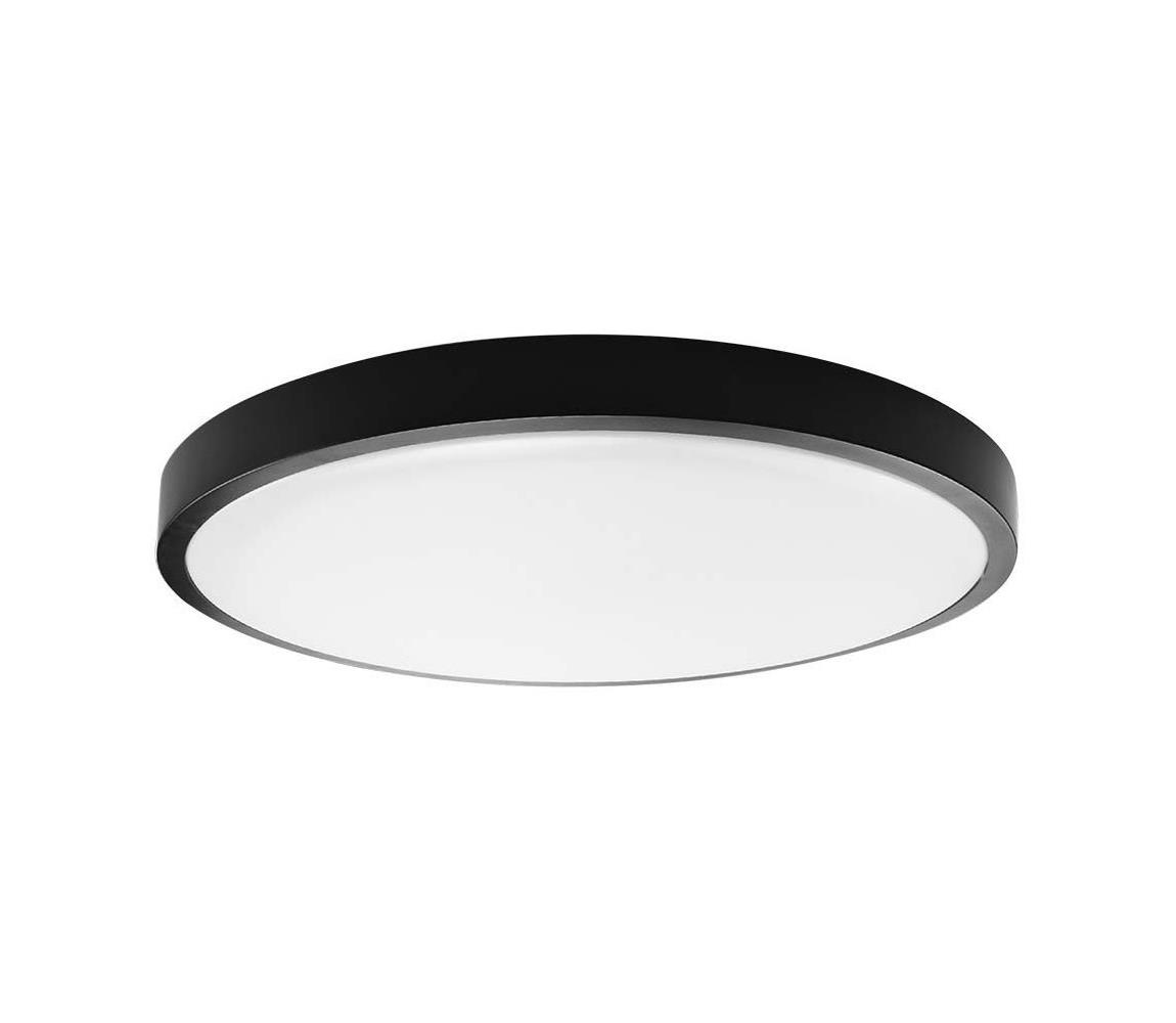 LED Koupelnové stropní svítidlo LED/36W/230V IP44 4000K pr. 35 cm černá