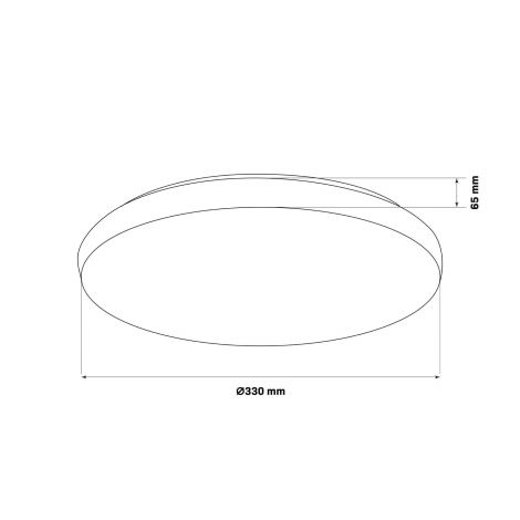 LED Koupelnové stropní svítidlo PIRIUS LED/17W/230V pr. 33 cm IP44