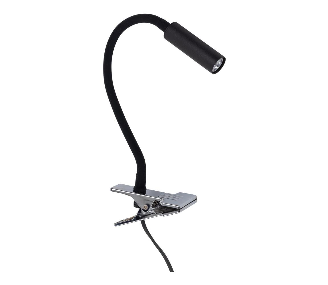  LED Lampa s klipem LAGOS 1xG9/3W/230V černá 