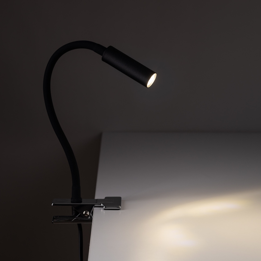 LED Lampa s klipem LAGOS 1xG9/3W/230V 4000K černá