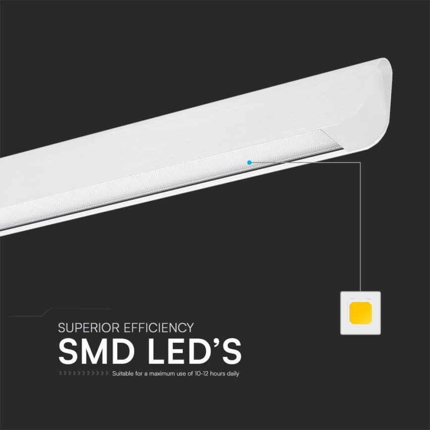 LED Lustr na lanku LED/36W/230V 3000/4000/6400K bílá