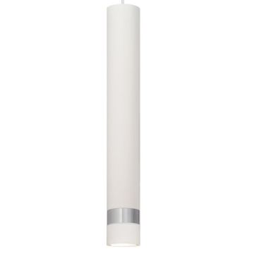 LED Lustr na lanku TUBA 3xGU10/6,5W/230V bílá/lesklý chrom