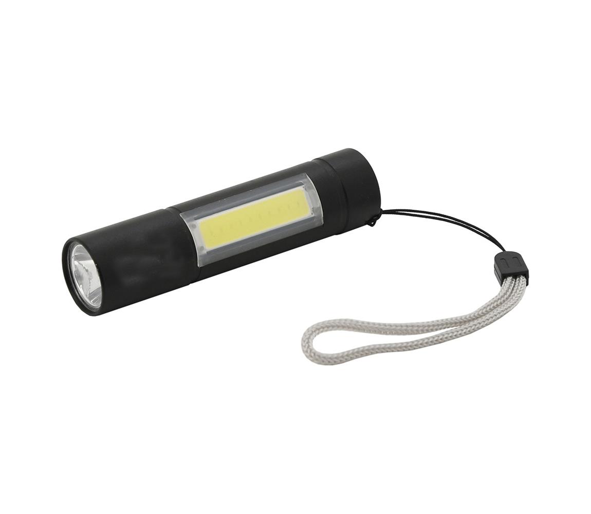  LED Nabíjecí svítilna LED/400mAh černá 