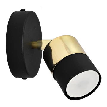 LED Nástěnné bodové svítidlo TUBSSON 1xGU10/4,8W/230V černá/zlatá