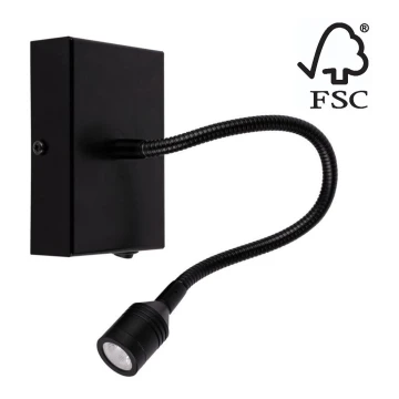 LED Nástěnné svítidlo LECTOR LED/2,5W/230V dub – FSC certifikováno