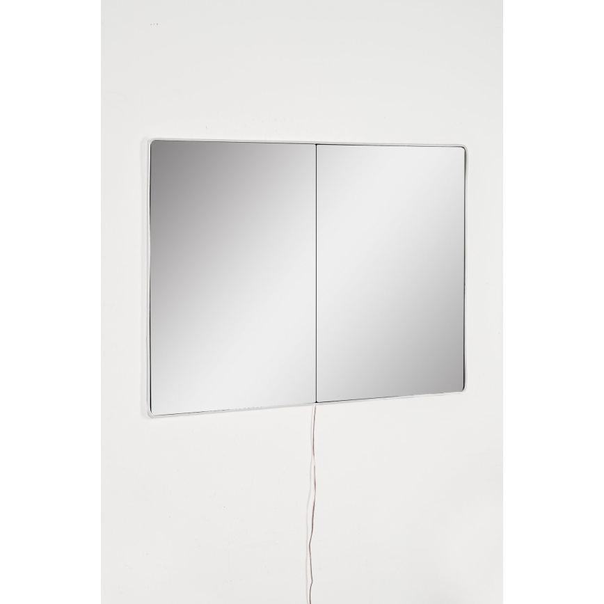 LED Nástěnné zrcadlo s podsvícením RECTANGULAR 80x60 cm bílá