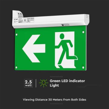 LED Nouzové svítidlo EMERGENCY EXIT LED/2,5W/230V 4v1 6000K