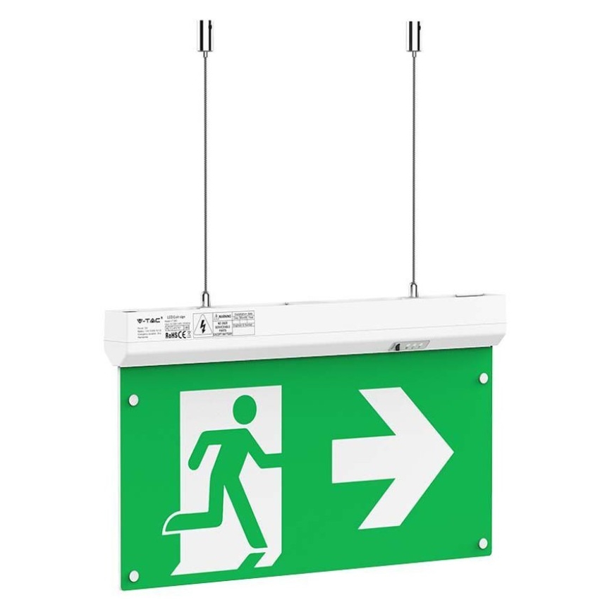 LED Nouzové svítidlo EMERGENCY EXIT LED/2,5W/230V 4v1 6000K