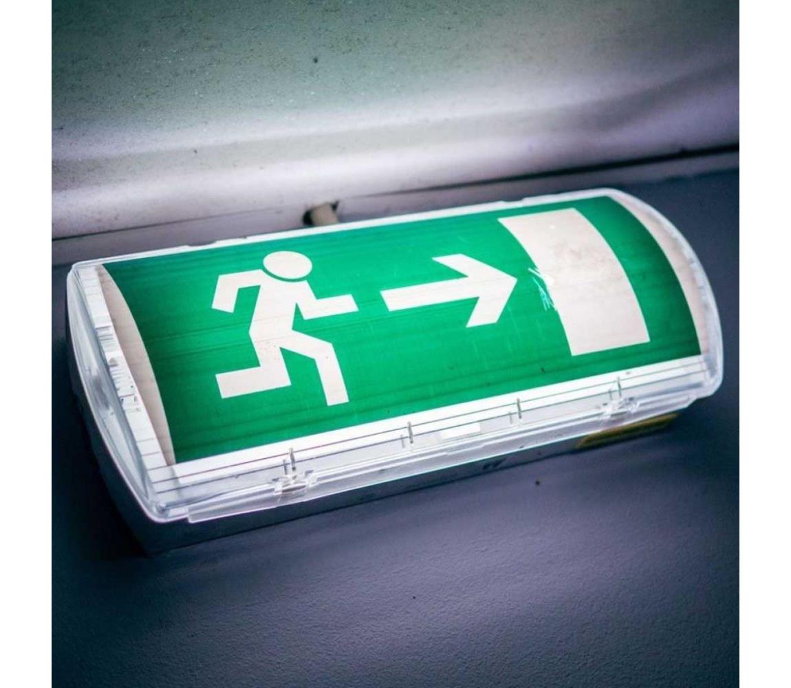 V-Tac LED Nouzové svítidlo EMERGENCY EXIT LED/3W/230V 6400K IP65 VT1634