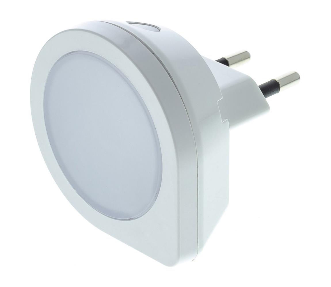 Retlux LED Orientační svítidlo se senzorem do zásuvky LED/0,4W/230V 3000K bílá FT0657