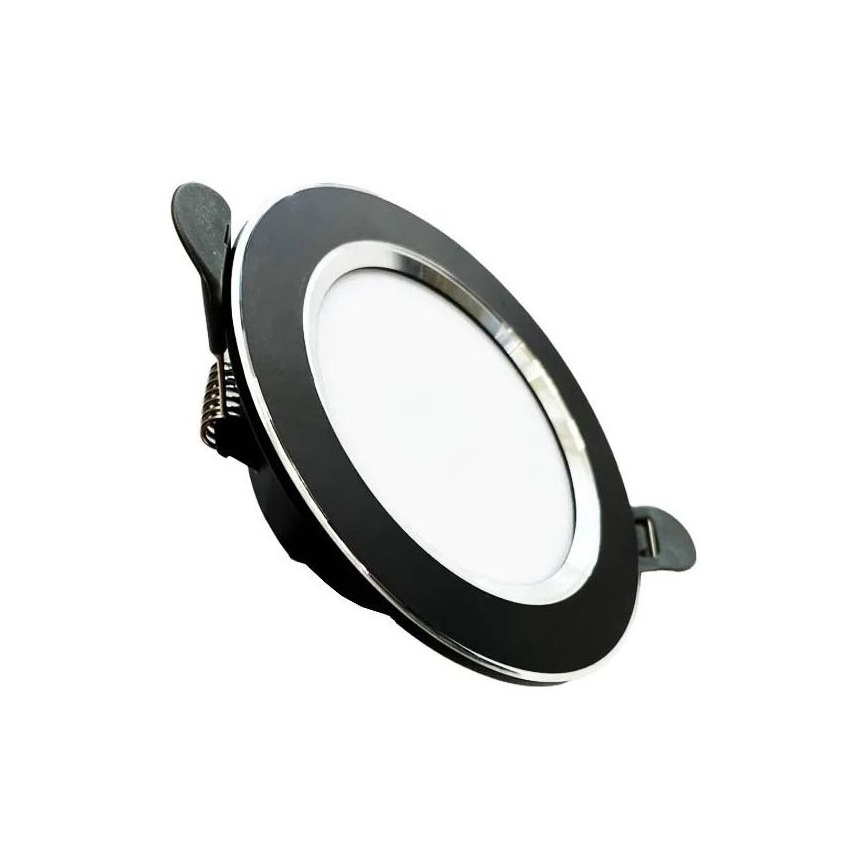 LED Podhledové svítidlo LED/7,5W/230V 4000K černá/stříbrná