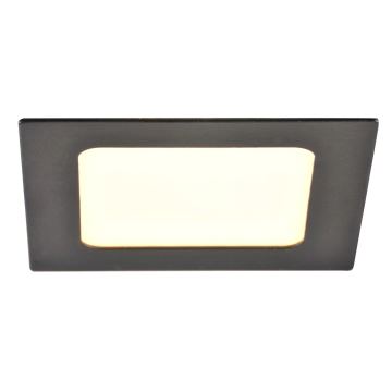 LED Podhledové svítidlo RIGEL LED/4,8W/230V 4000K 11,8x11,8 cm černá