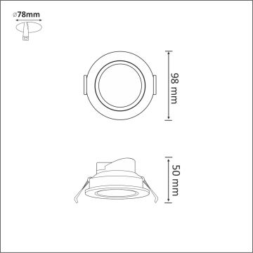 LED podhledové svítidlo VENUS LED/7W/230V