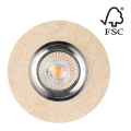 LED Podhledové svítidlo VITAR 1xGU10/5W/230V pískovec – FSC certifikováno