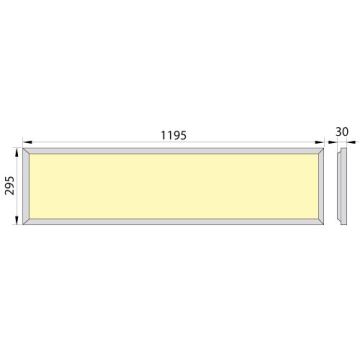 LED Podhledový panel OREGA PLUS 120 LED/40W/230V 4000K IP40