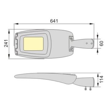 LED Pouliční lampa ADQUEN PLUS LED/80W/230V IP66