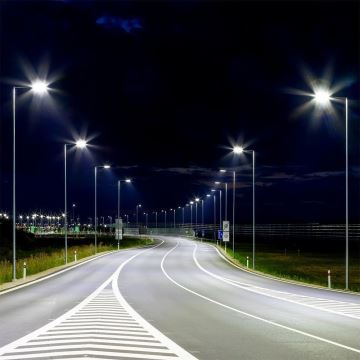 LED Pouliční lampa SAMSUNG CHIP LED/50W/230V 6500K šedá
