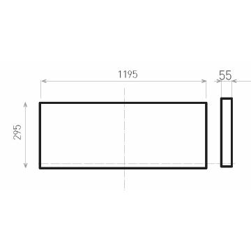 LED Přisazený panel ILLY II UGR LED/36W/230V