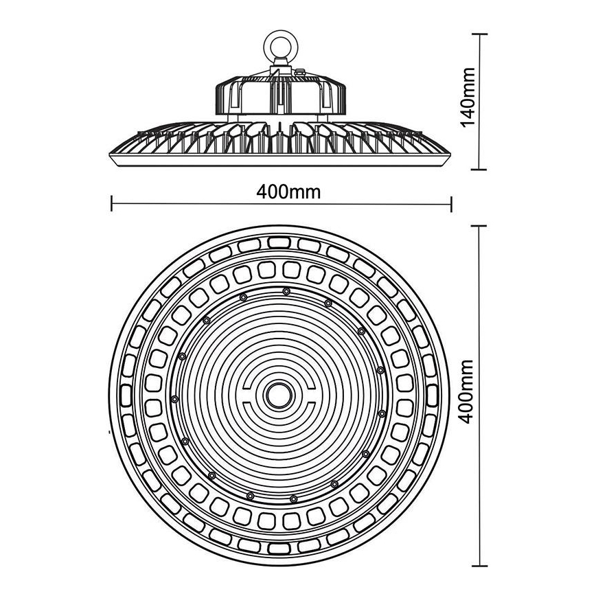 LED Průmyslové svítidlo UFO HIGHBAY LED/200W/230V 5000K IP65