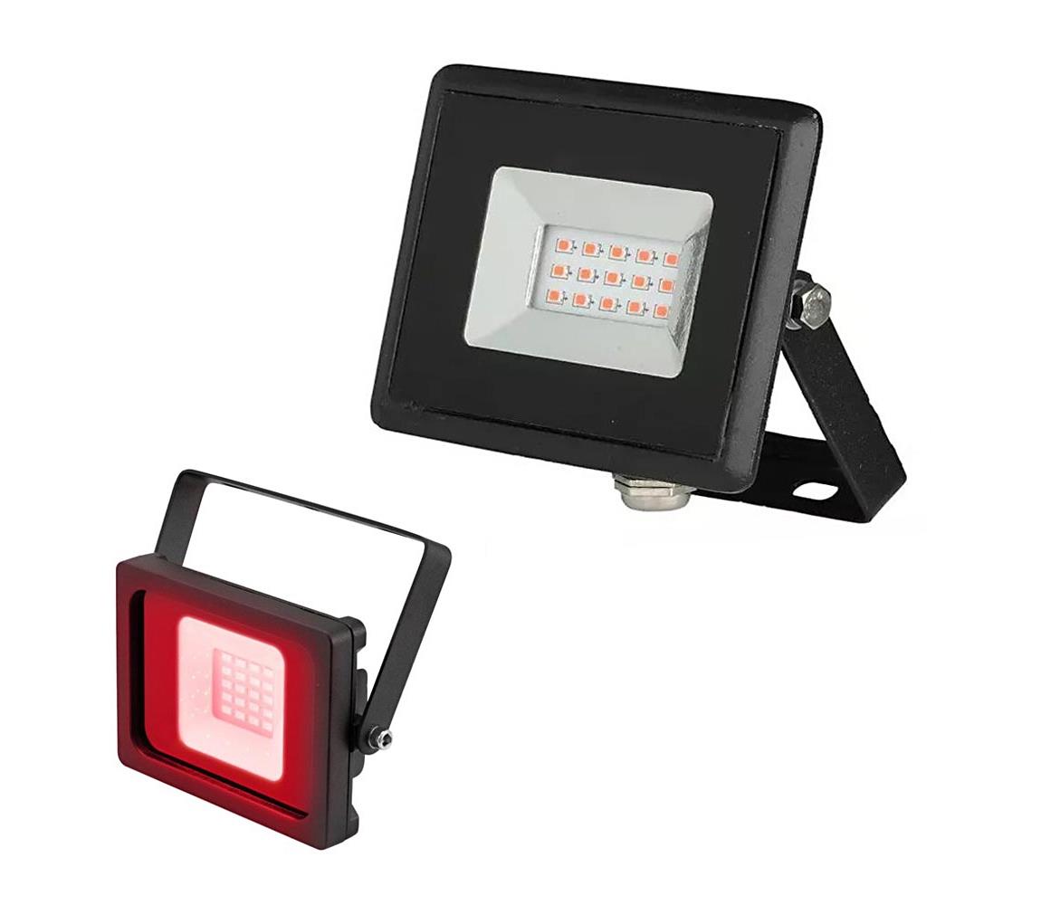 V-Tac LED Reflektor LED/10W/230V IP65 červené světlo VT0690
