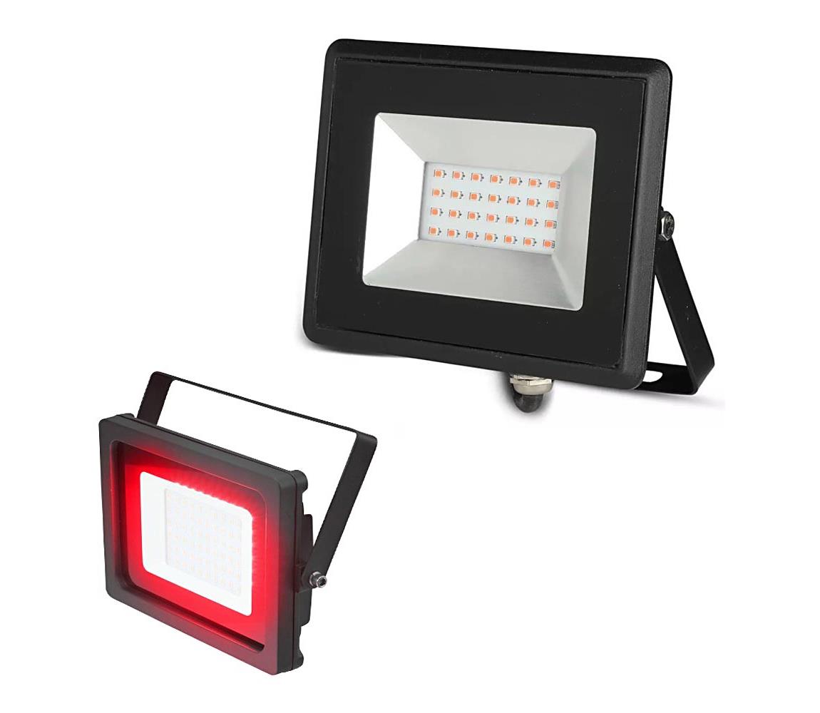  LED Reflektor LED/20W/230V IP65 červené světlo 