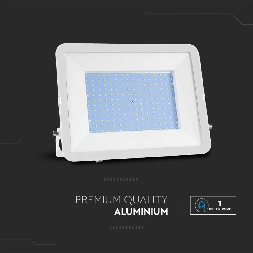 LED Reflektor SAMSUNG CHIP LED/300W/230V 4000K IP65 bílá